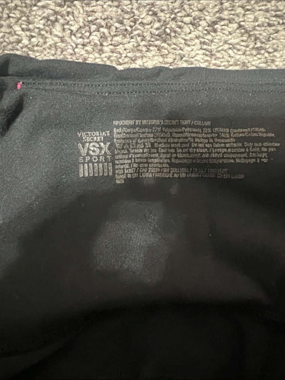 Victoria's Secret Black VSX Sport Leggings - Picture 2 of 2